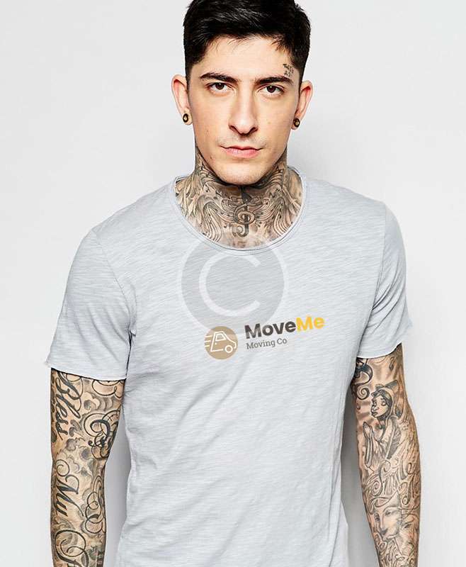 Logo T-Shirt, Grey